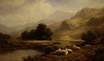 View on the Lledr, North Wales by Walter J. Watson